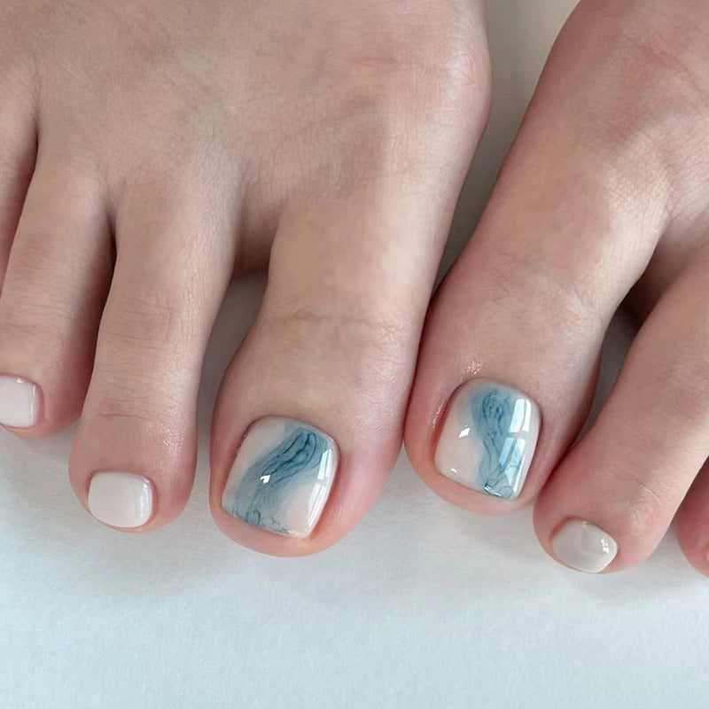 Lover | Marbled Swirl Press-On Toenails