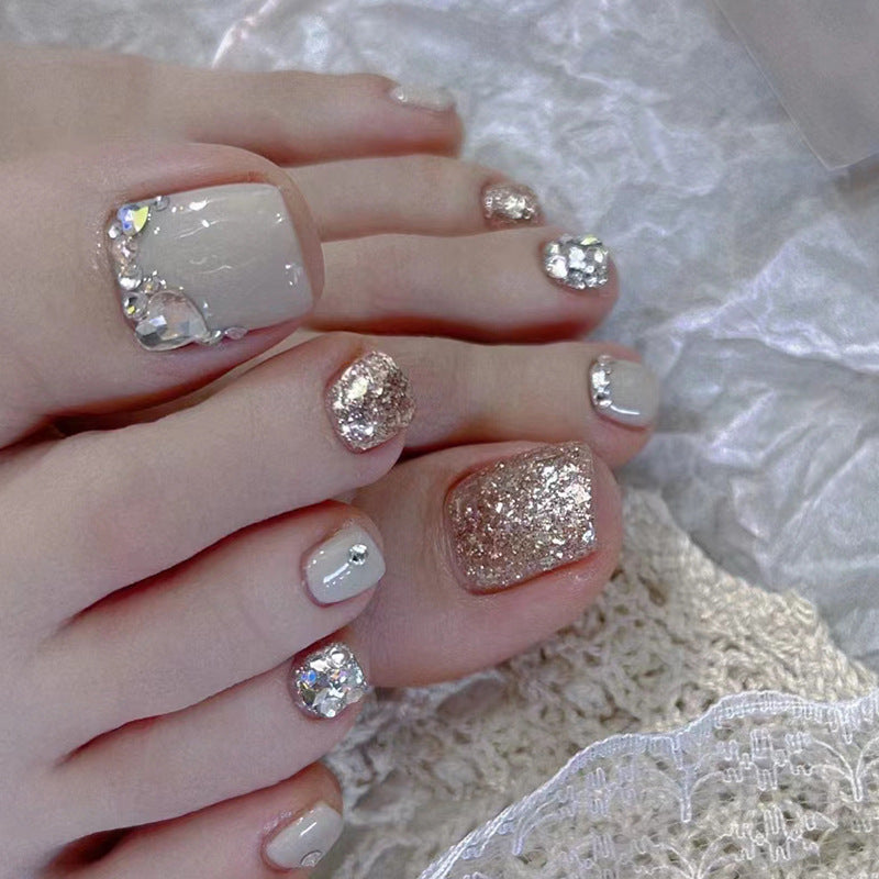 Folklore | Glittering Elegance Press-On Toenails