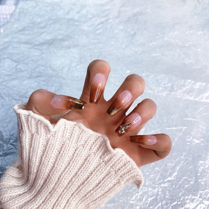 Fearless | Chic Metallic Ombre Press-On Nails