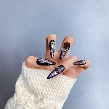 Rebel | Mystical Midnight Shimmer Press-On Nails