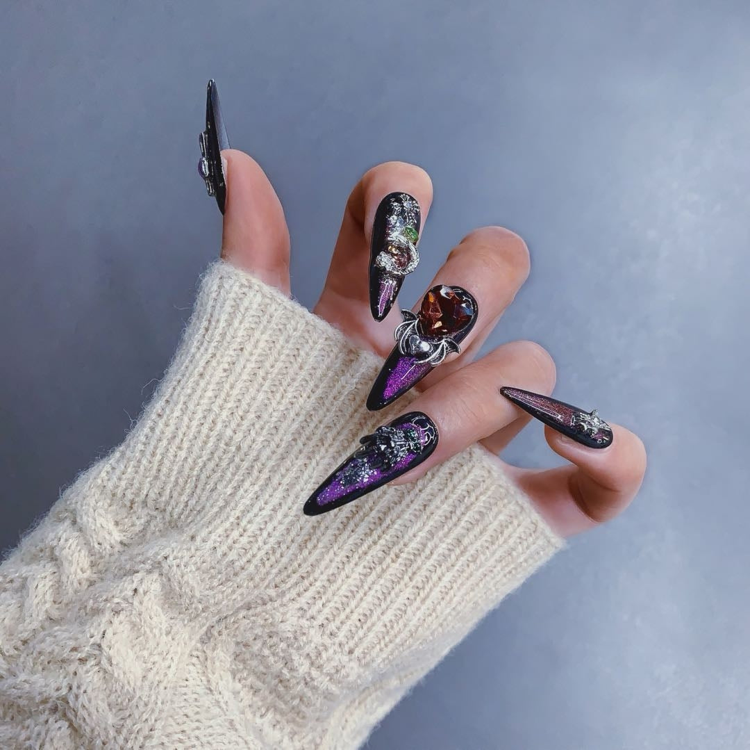 Rebel | Mystical Midnight Shimmer Press-On Nails