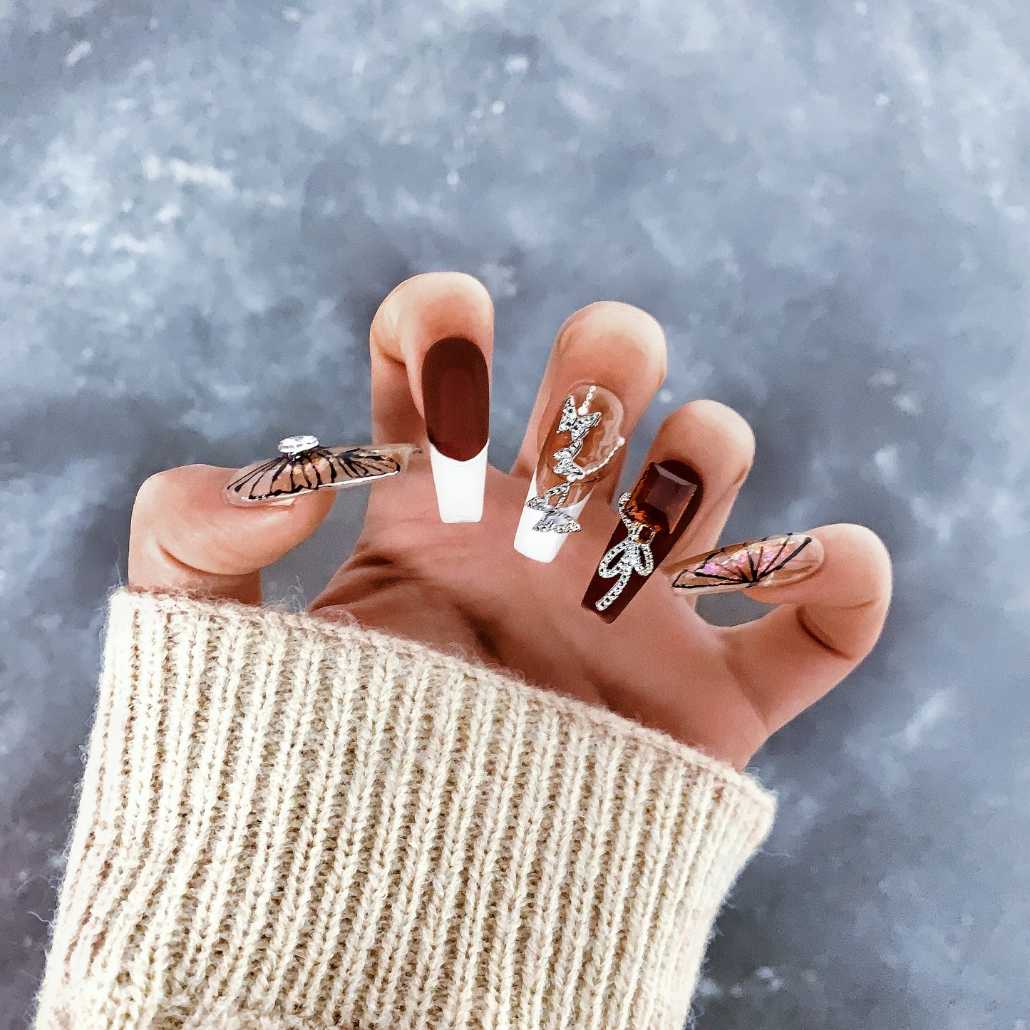 Rebel | Majestic Winter Wonderland Press-On Nails