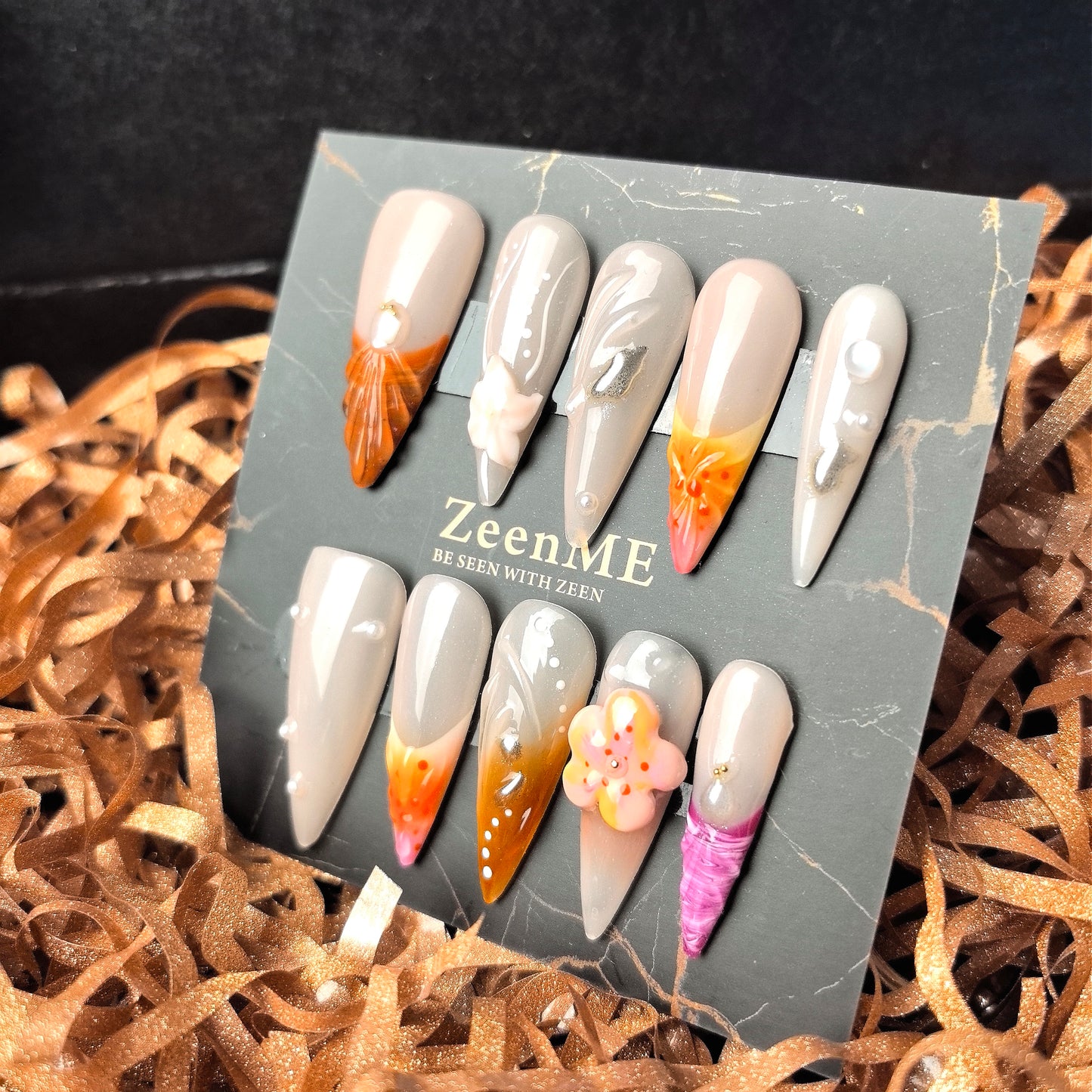 Fearless | Exotic Sunset Vibes Press-On Nails