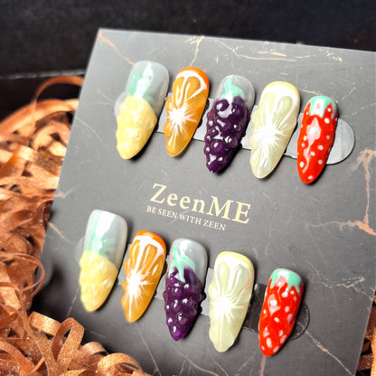 Fearless | 3D Fruity Fun Summer Press-On Nails