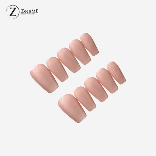 Lover | Elegant Soft Pink Matte Press-On Nails