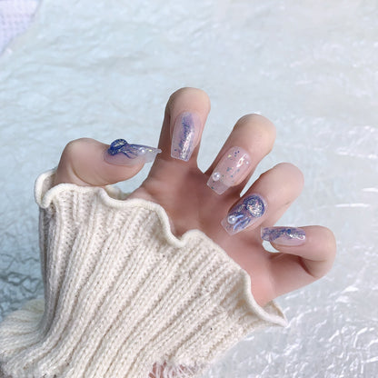 Lover | Enchanting Winter Wonderland Press-On Nails