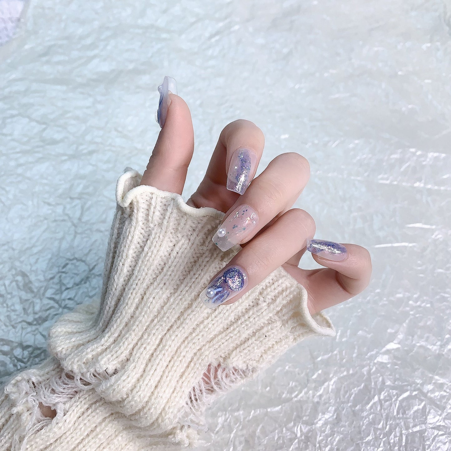 Lover | Enchanting Winter Wonderland Press-On Nails