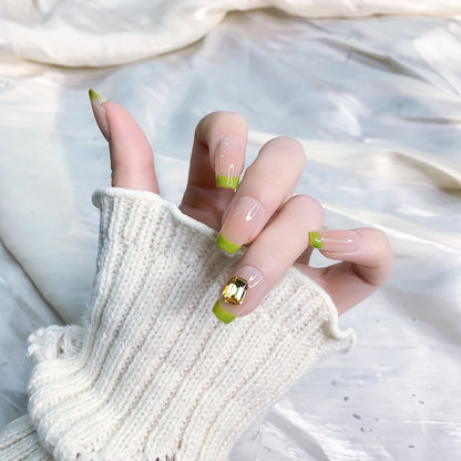 Fearless | Radiant Lime Green Press-On Nails